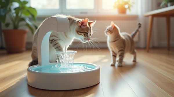 Optimiser l'hydratation de votre chat avec une fontaine à eau